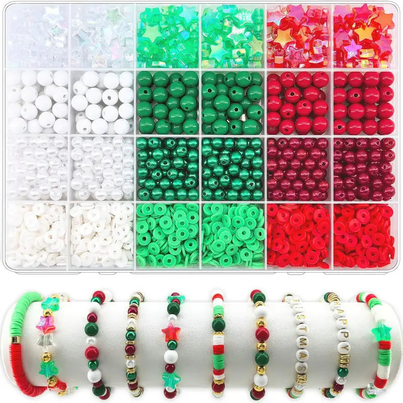 “Kandi” 2220pcs Clay Beads Bracelet Making Kit