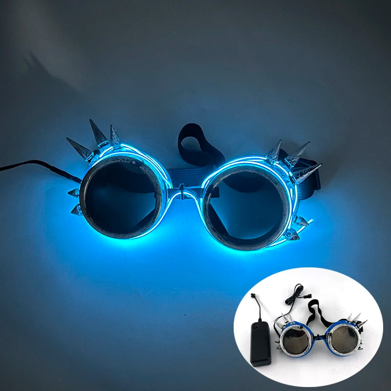 LED Steampunk Goggles