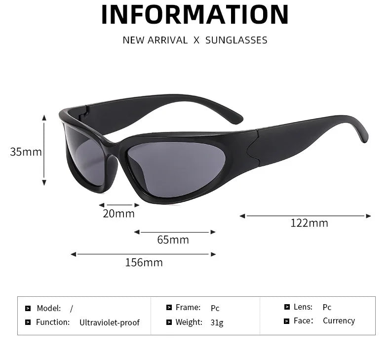 Y2K UV400 Sunglasses