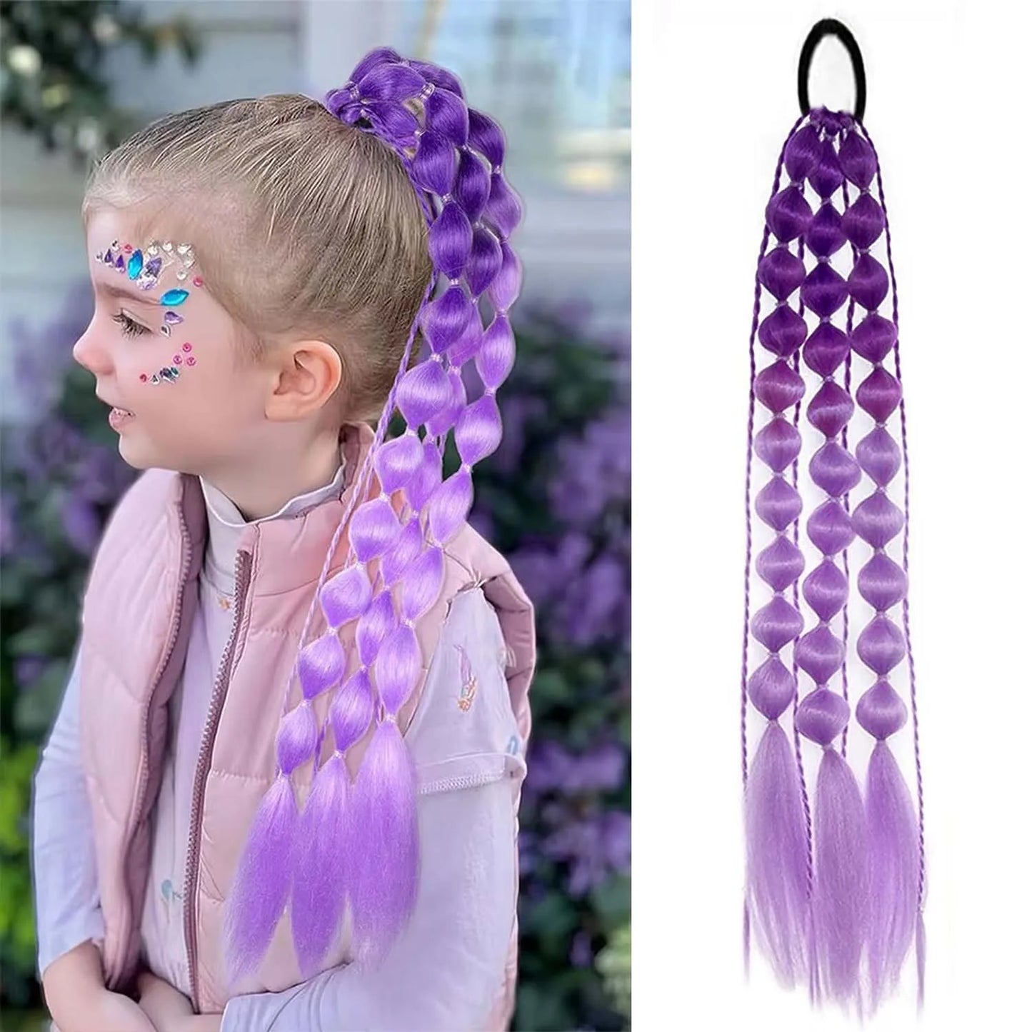 Synthetic Extensions 24" Colored Hair Ponytail