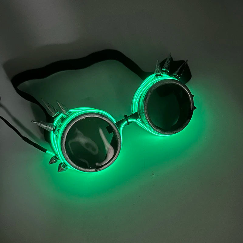 LED Steampunk Goggles