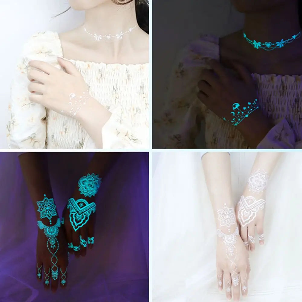 Glow in the dark Temporary Tattoos