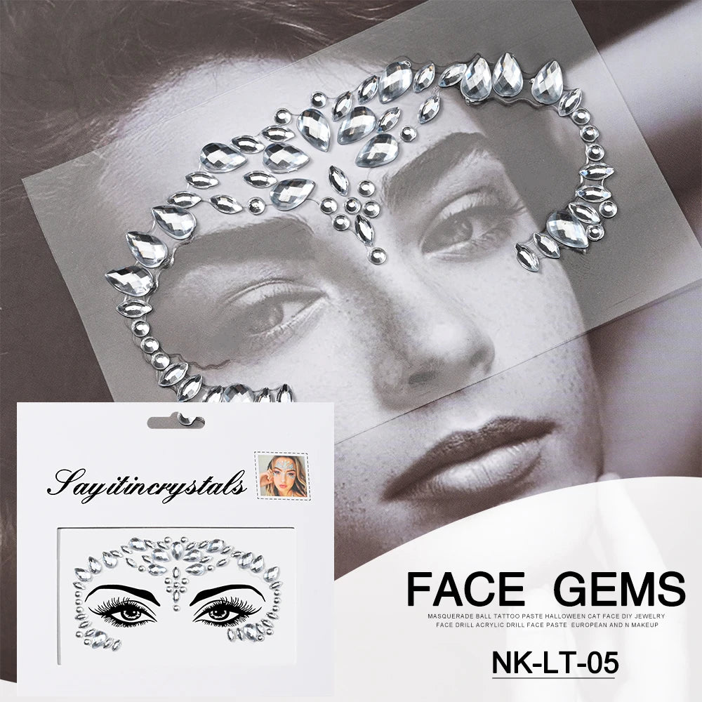 Mermaid Rhinestones Face/Body