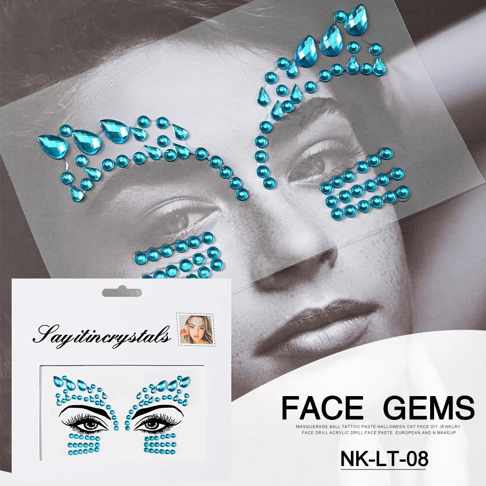 Mermaid Rhinestones Face/Body