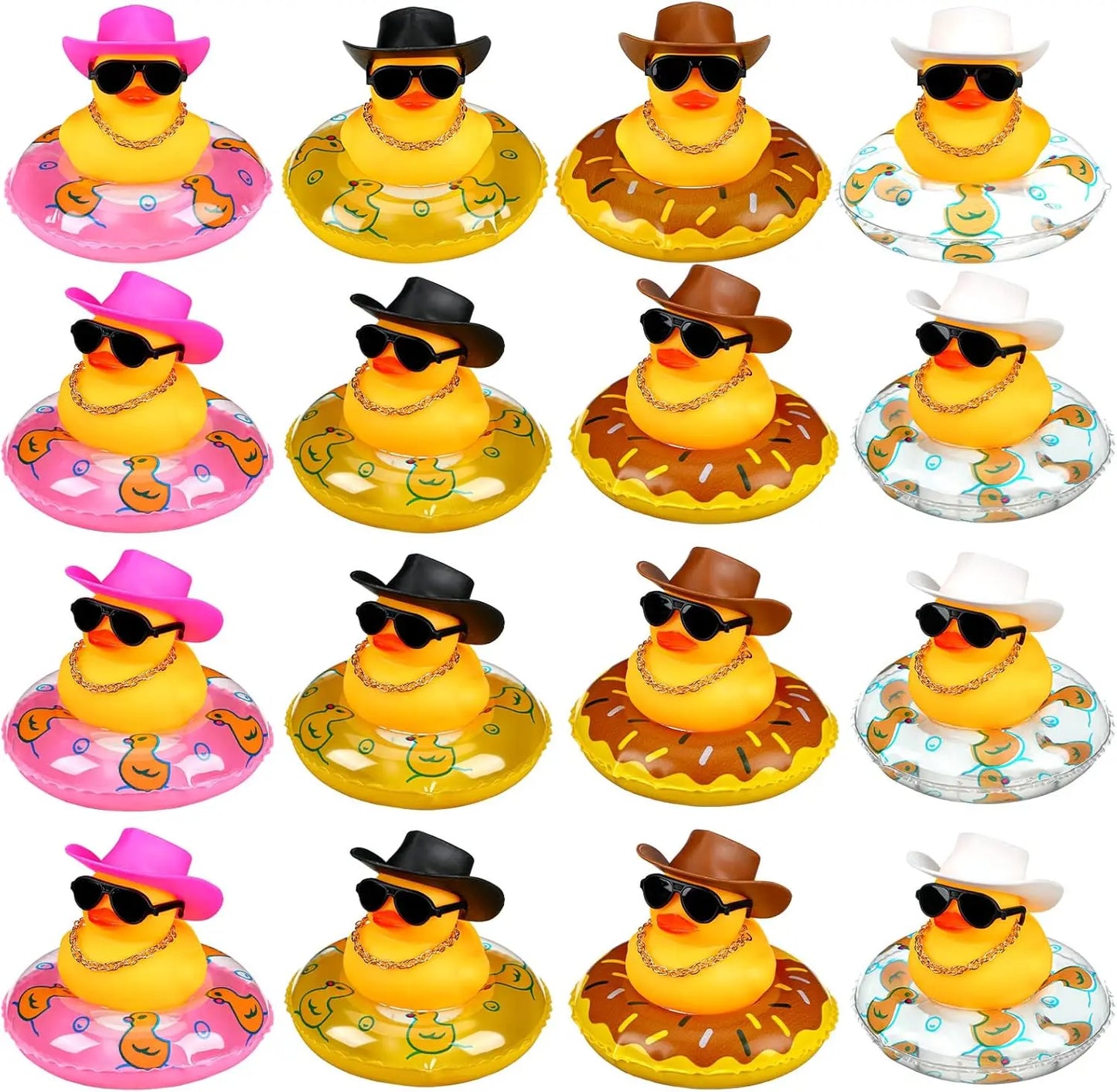 24PC Cowboy Mini Rubber Duckies