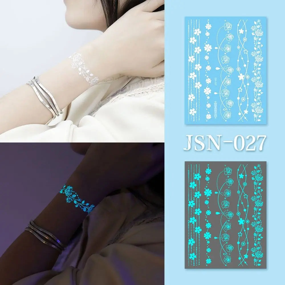 Glow in the dark Temporary Tattoos