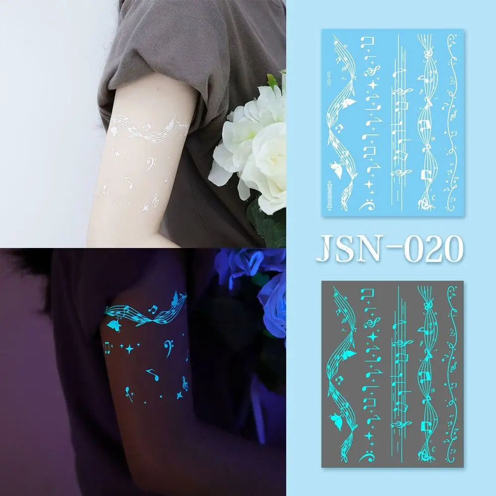 Glow in the dark Temporary Tattoos