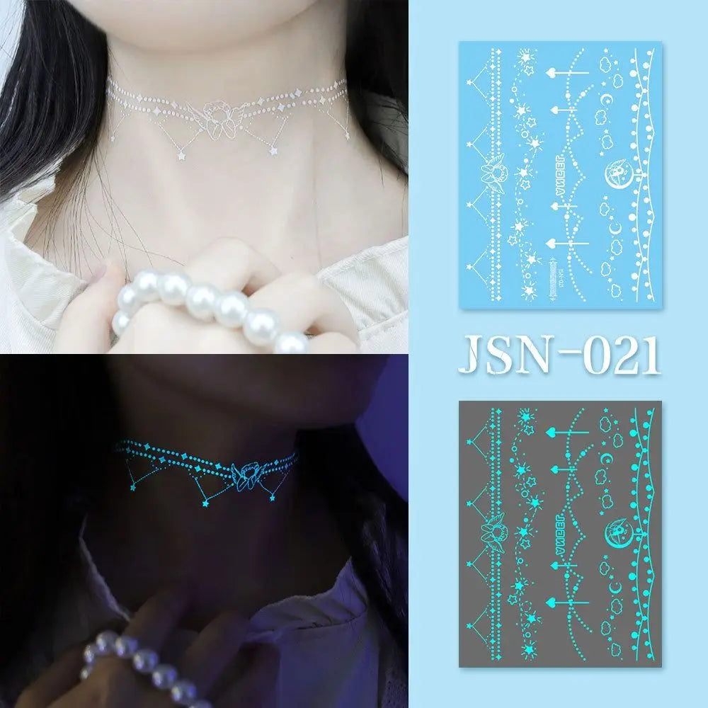 Glow in the dark Temporary Tattoos