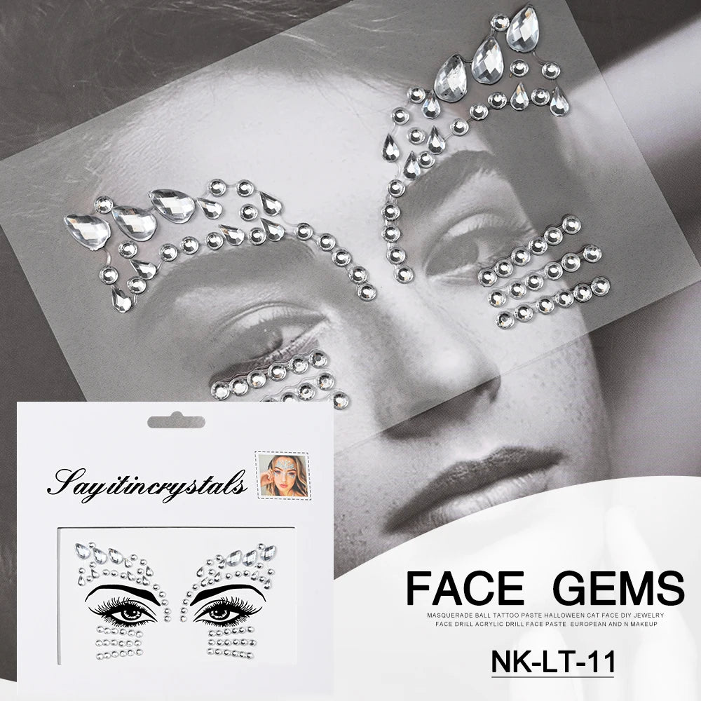 Mermaid Rhinestones Face/Body