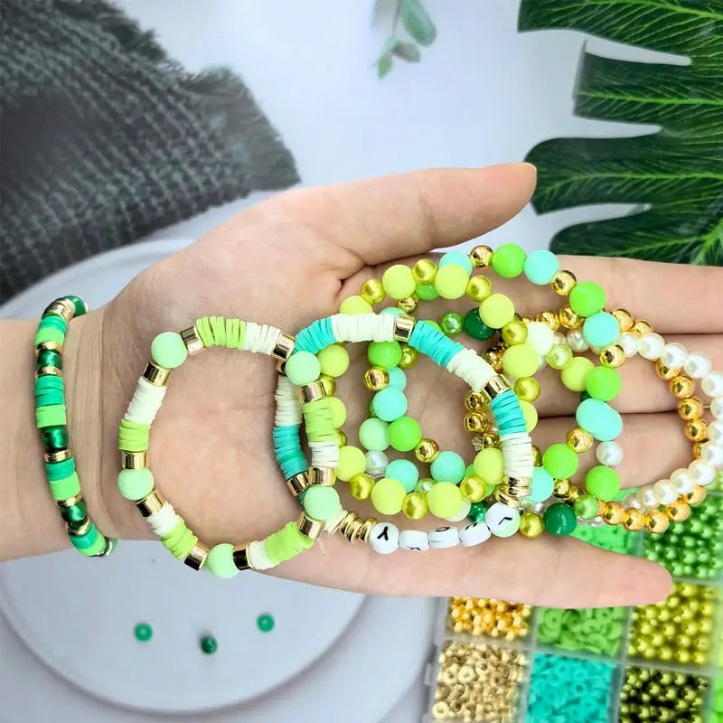 “Kandi” 2220pcs Clay Beads Bracelet Making Kit