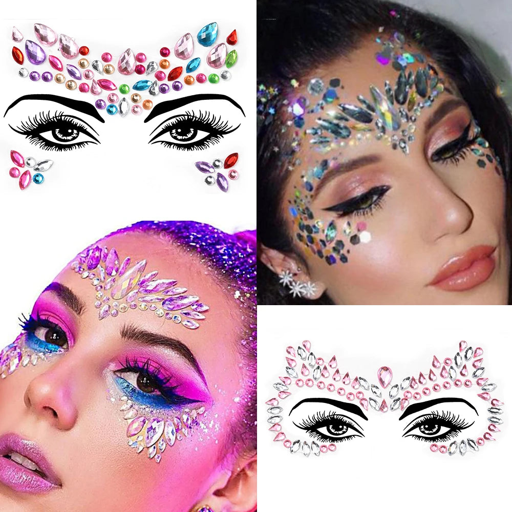 Mermaid Rhinestones Face/Body