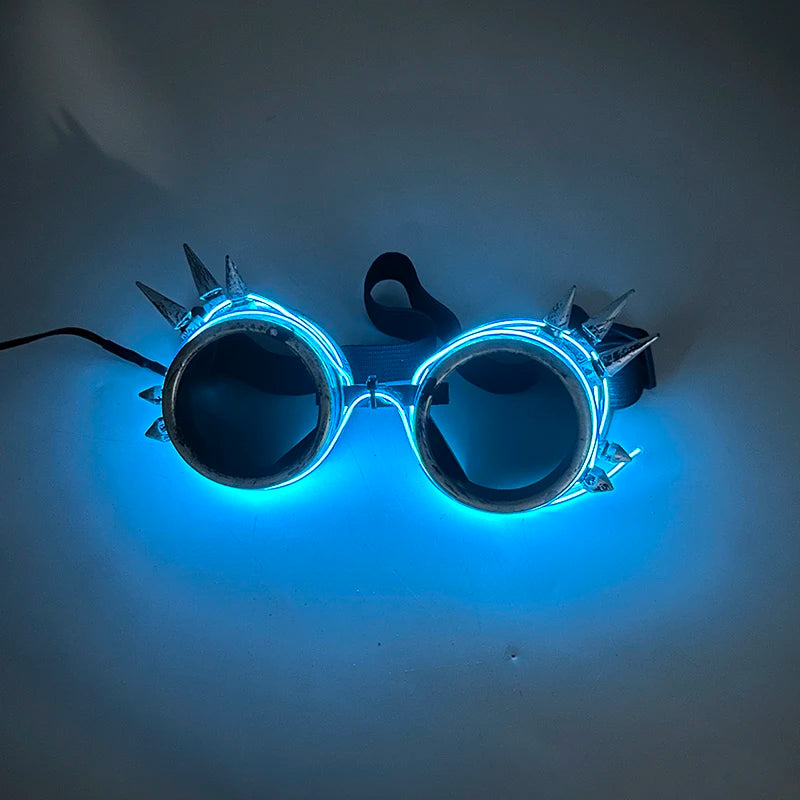 LED Steampunk Goggles