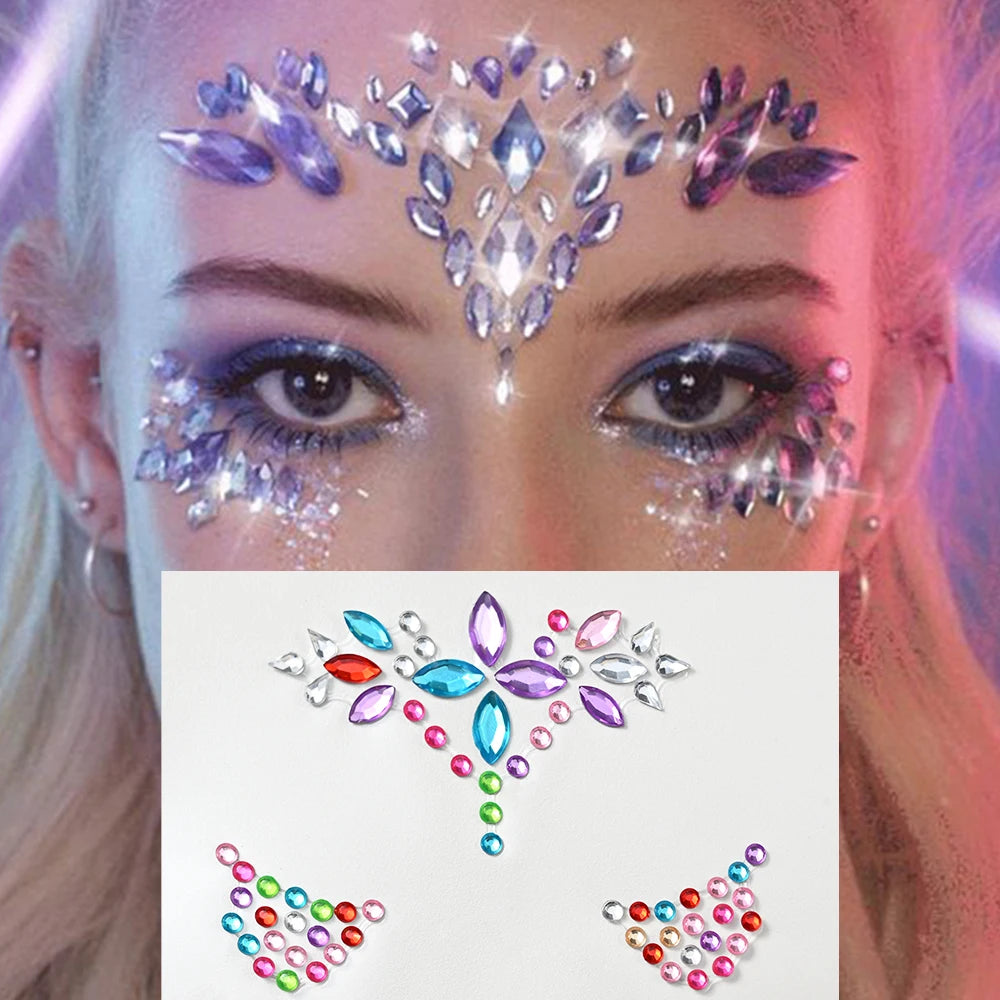 Mermaid Rhinestones Face/Body