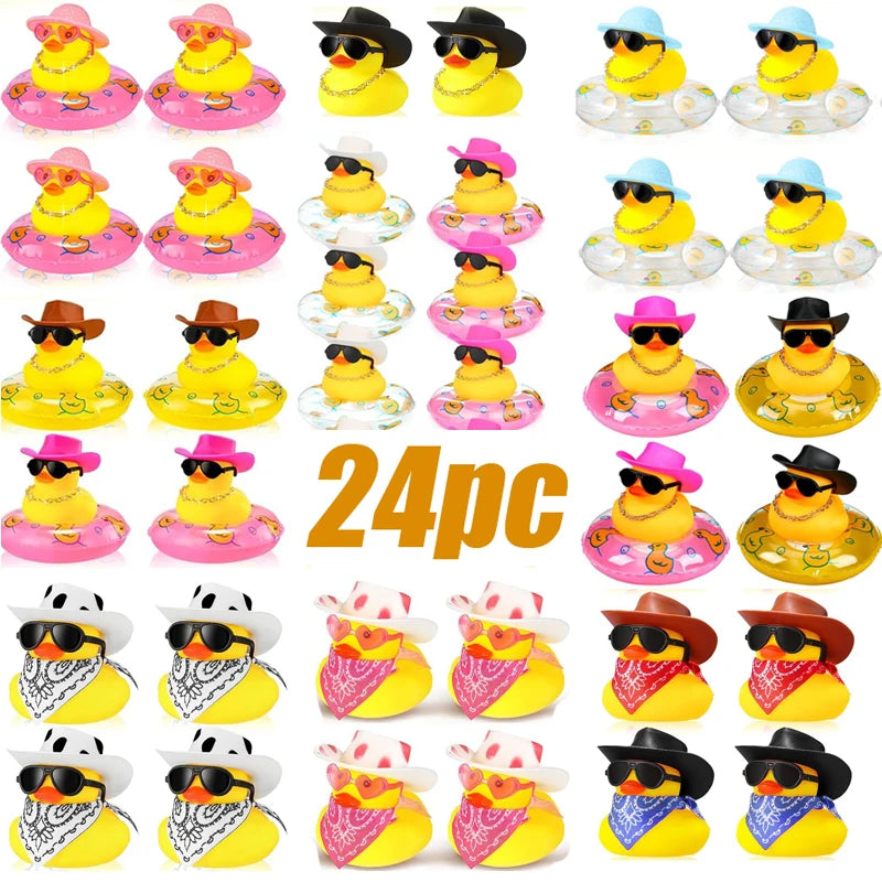 24PC Cowboy Mini Rubber Duckies