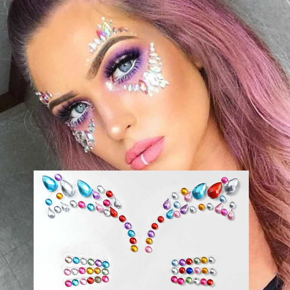 Mermaid Rhinestones Face/Body