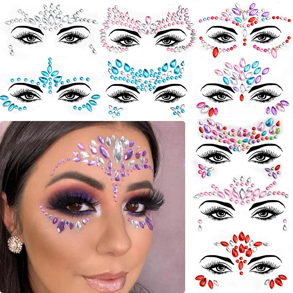 Mermaid Rhinestones Face/Body