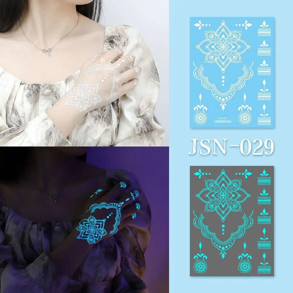 Glow in the dark Temporary Tattoos