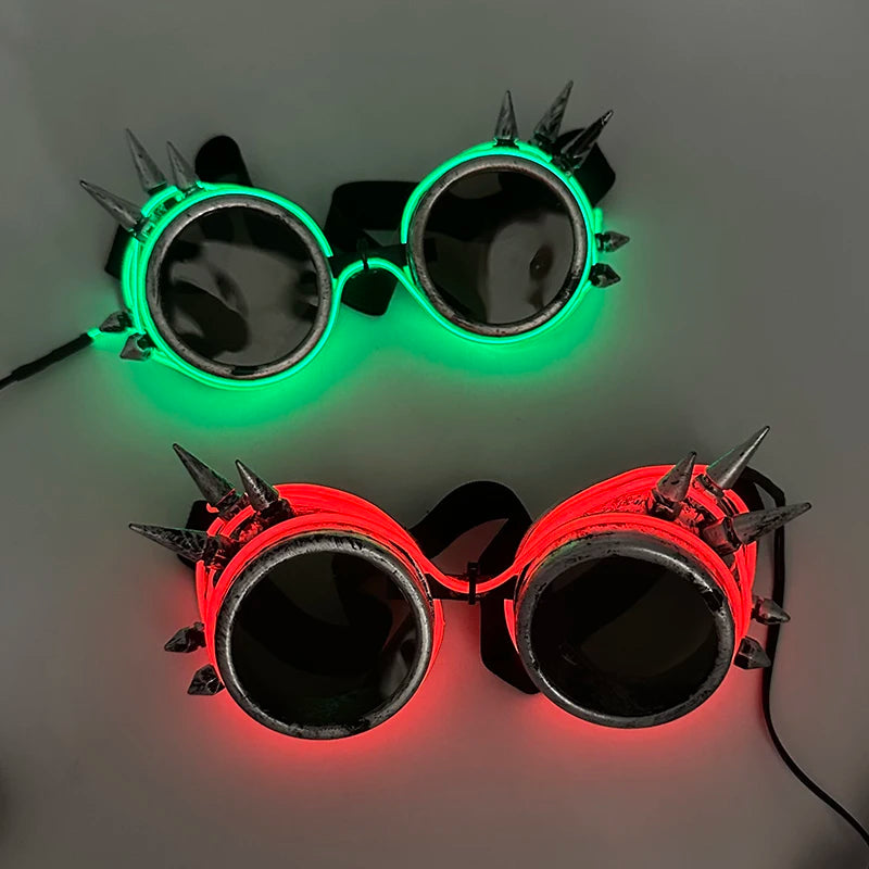 LED Steampunk Goggles