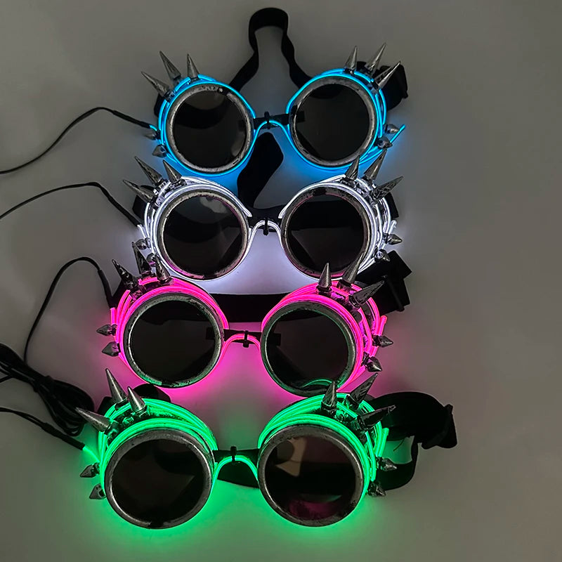 LED Steampunk Goggles