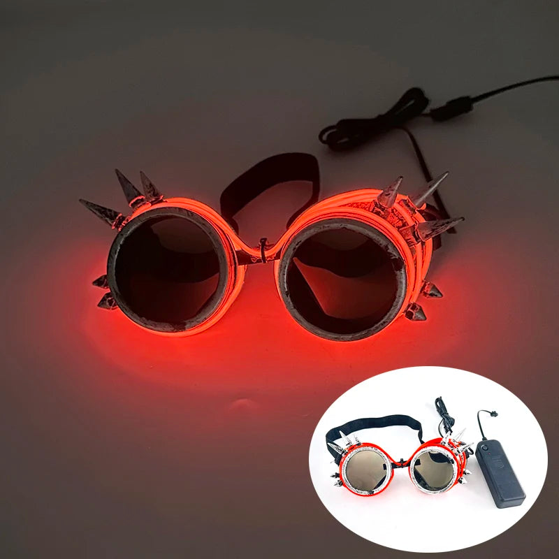 LED Steampunk Goggles