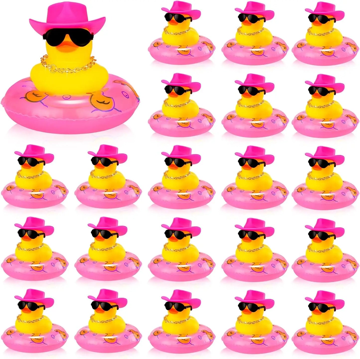 24PC Cowboy Mini Rubber Duckies