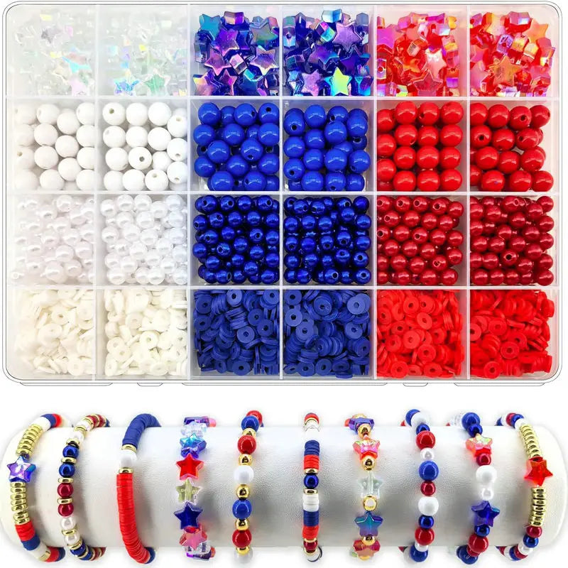 “Kandi” 2220pcs Clay Beads Bracelet Making Kit