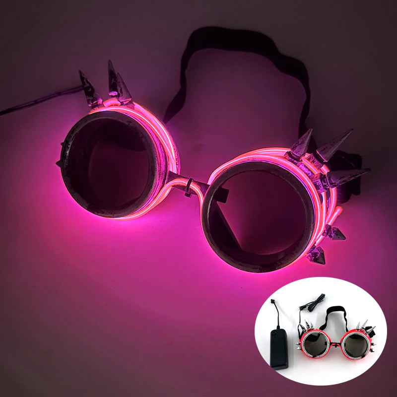 LED Steampunk Goggles