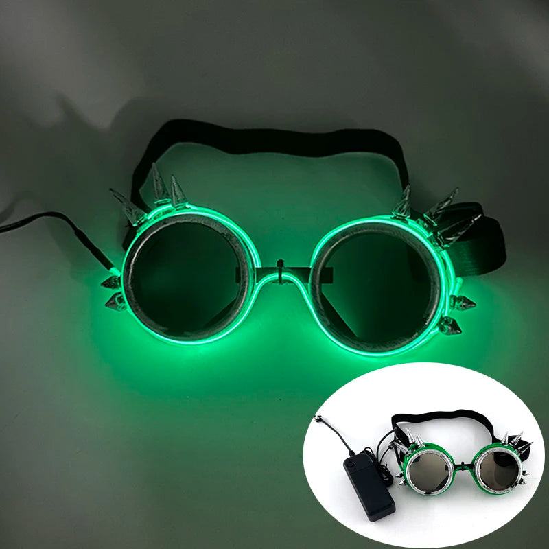 LED Steampunk Goggles