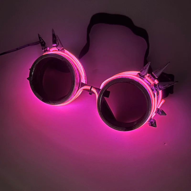 LED Steampunk Goggles