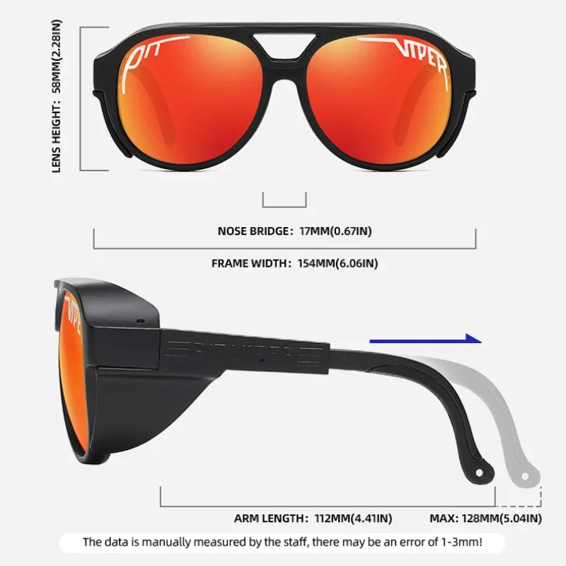 Punk Viper Sunglasses Windproof Protection