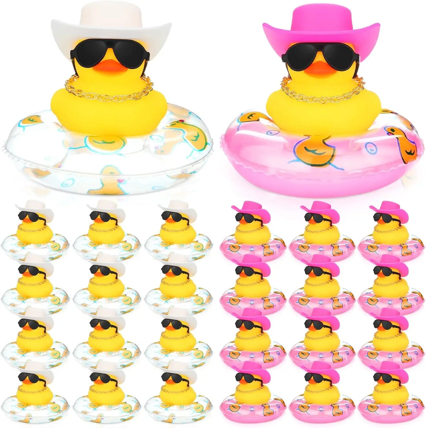 24PC Cowboy Mini Rubber Duckies